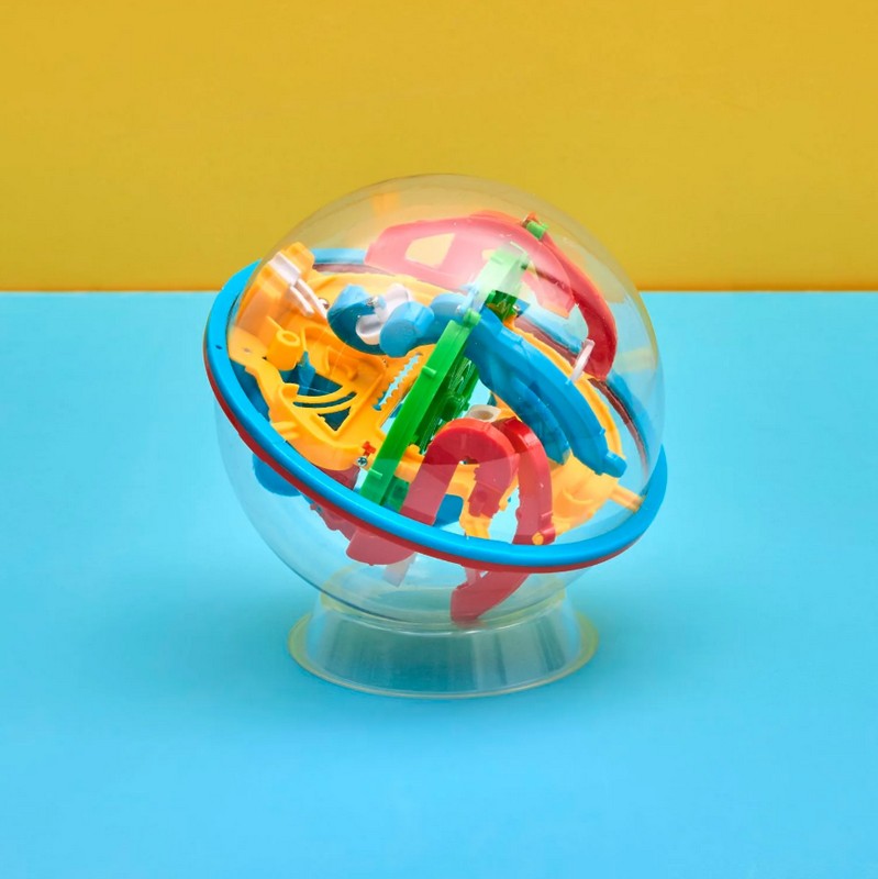 Gioco del labirinto infernale con 3 livelli di difficoltà e 118 ostacoli, una divertentissima idea regalo per adulti e bambini